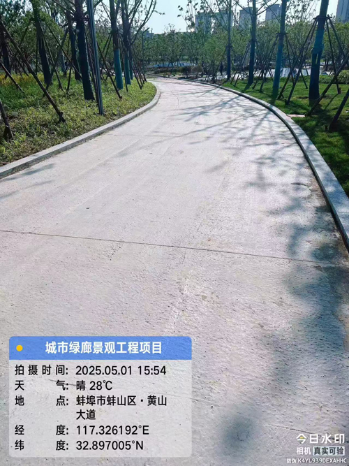 蚌山区公共绿廊市政道路排水EPC工程
